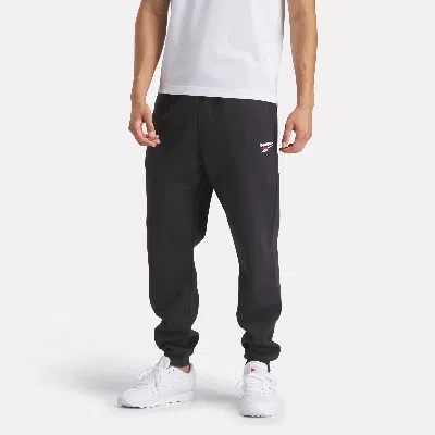 Reebok Men's  Identity Small Logo Fleece Joggers In Blue