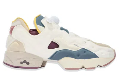 Pre-owned Reebok Men's  Instapump Sliver Sneakers In Moon White/cream