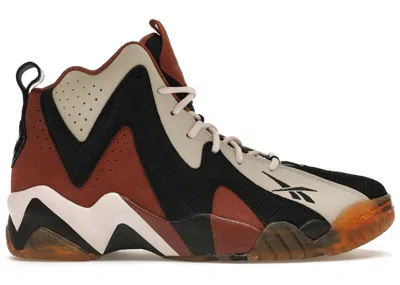 Pre-owned Reebok Men's  Kamikaze Ii Jackokaze Sneakers In Black/brown/high Vis Orange