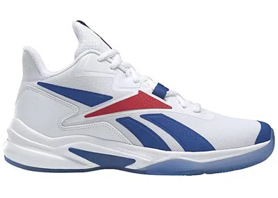 Pre-owned Reebok Men's  More Buckets White Red Sneakers In Footwear White/vector Blue/vector Red In Multi