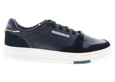 Pre-owned Reebok Men's  Phase Court Sneakers In Black/grey/vintage Chalk