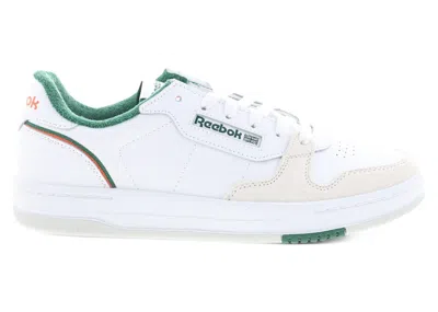 Pre-owned Reebok Men's  Phase Court Sneakers In White/dark Green