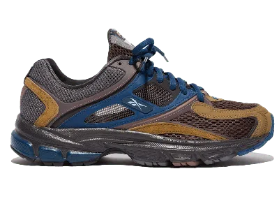 Pre-owned Reebok Men's  Premier Trinity Packer Sneakers Sneakers In Brown/navy Blue