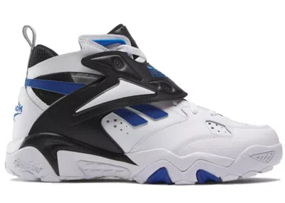 Pre-owned Reebok Men's  Preseason 94 Mid Dallas Cowboys Sneakers In Footwear White/core Black/vector Blue