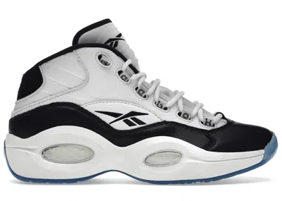 Pre-owned Reebok Men's  Question Mid Tyrrell Winston Sneakers In Footwear White/silver Metallic