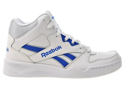 Pre-owned Reebok Men's  Royal Bb4500 Hi Sneakers In White/blue/grey In Multi