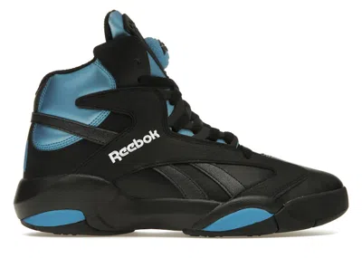 Pre-owned Reebok Men's  Shaq Attaq Sneakers In Black/azure/footwear White In Multi