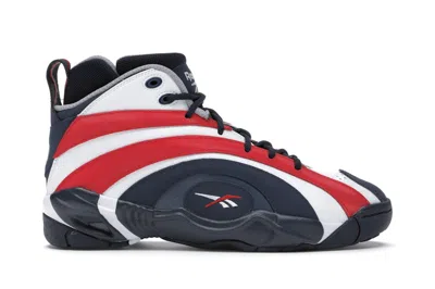 Pre-owned Reebok Men's  Shaqnosis Usa (2020) Sneakers In Vector Navy Blue/white/vector Red In Multi