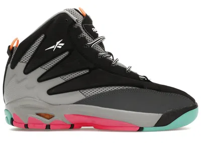 Pre-owned Reebok Men's  The Blast The Alamo Sneakers In Core Black/laser Pink/cyber Mint In Multi
