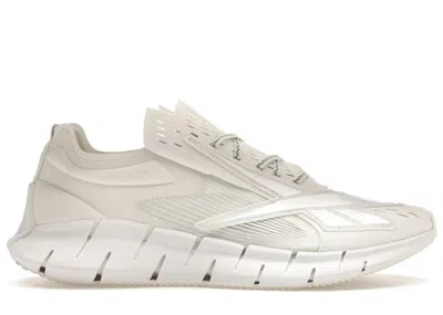 Pre-owned Reebok Men's  Zig 3d Storm Maison Margiela Memory Of White Sneakers In Footwear White