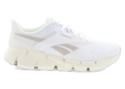 Pre-owned Reebok Men's  Zig Dynamica 5 Chalk Sneakers In Footwear White/vintage Chalk/sport Beige