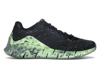 Pre-owned Reebok Men's  Zig Kinetica Bbc Ice Cream Sneakers In Black/green