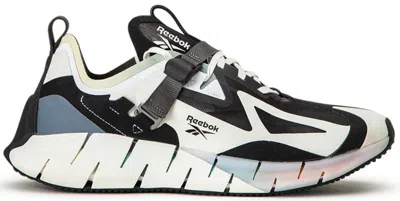 Pre-owned Reebok Men's  Zig Kinetica Concept Type 1 Sneakers In White/black/lunar Blue In Multi