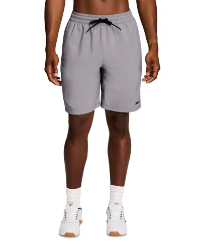 Reebok Men's Regular-fit 9" Training Shorts In Gray