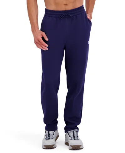 Reebok Men's Regular Fit Fleece Pants In Blue