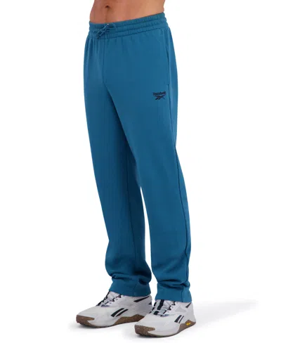 Reebok Men's Regular Fit Fleece Pants In Blue