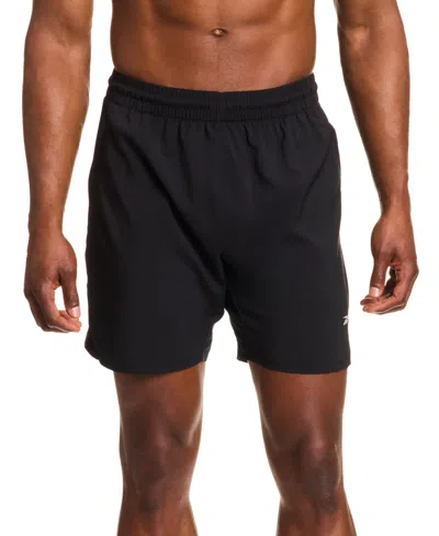Reebok Men's Run 7" Woven Active Pull-on Shorts In Black