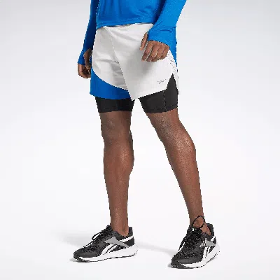 Reebok Men's Running Two-in-one Shorts In Vector Blue