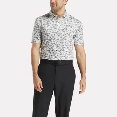 Reebok Men's Short Sleeve Gator Golf Polo Shirt In Gray