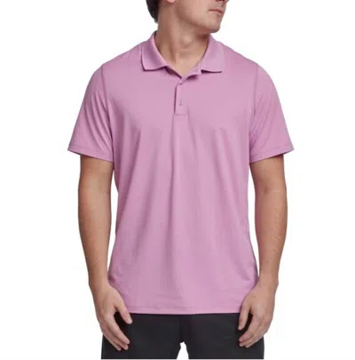 Reebok Men's Short Sleeve Performance Training Polo Shirt In Jasmine Pink