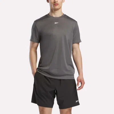 Reebok Men's Short Sleeve Tech Training T-shirt In Black