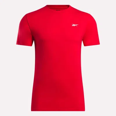 Reebok Men's Small Logo T-shirt In Red