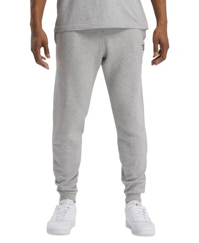 Reebok Men's Soft Fleece Drawstring Joggers In Mgreyh Mgr