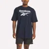 Reebok Men's Stacked Vector T-shirt In Blue