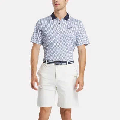 Reebok Men's Sublimation Print Shirt In Blue