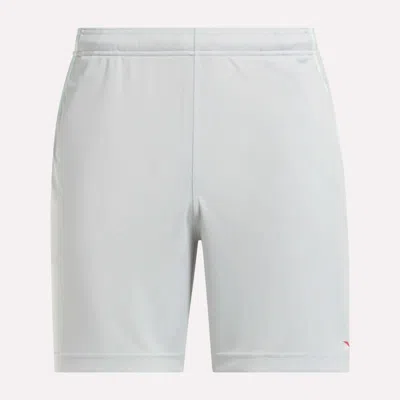 Reebok Men's Train Blocked Knit Shorts In White