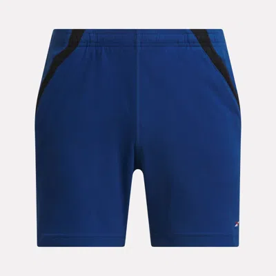 Reebok Men's Training Knit Shorts 7" In Blue