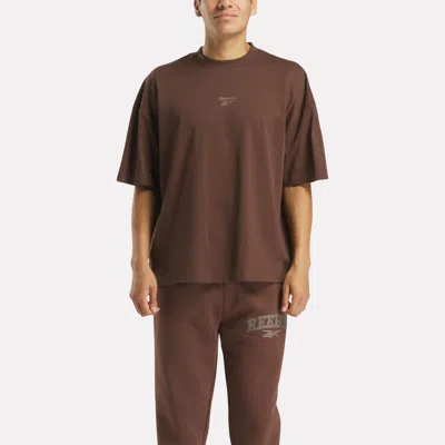 Reebok Men's Varsity T-shirt In Brown