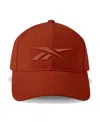 Reebok Logo Baseball Cap In Rich Ginger
