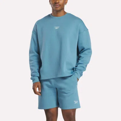 Reebok Men's Wardrobe Essentials Sweatshirt In Blue