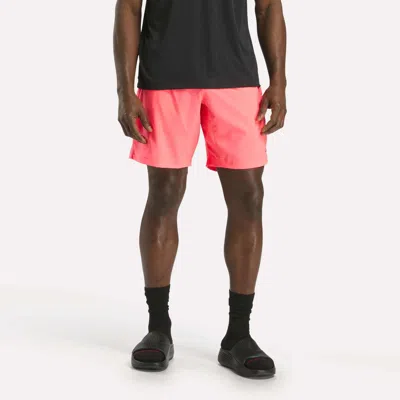 Reebok Men's Workout Ready Woven Shorts In Pink