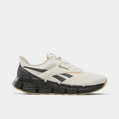 Reebok Men's Zig Dynamica 5 Running Shoes In Sand/tan/washed Black
