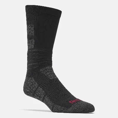 Reebok Men's Zone Cushion Crew Socks In Black
