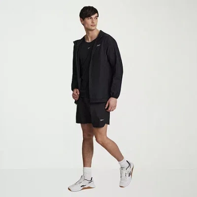 Reebok Mens 7" Mid Rise Running Short In Black