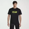 Reebok Mens Crew Neck Short Sleeve Active T-shirt In Black