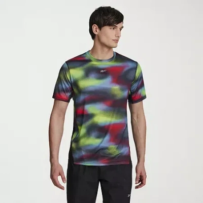 Reebok Mens Crew Neck Short Sleeve Active T-shirt In Multi