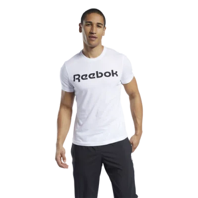 REEBOK MENS REEBOK LINEAR READ T-SHIRT