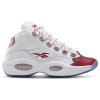 Reebok Unisex Question Mid Basketball Shoes In Red/white