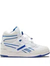 Reebok Milk Bb 4000 Ii Mid "white/blue" Sneakers In White