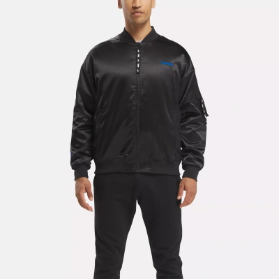 Reebok Milk Bomber Jacket In Black