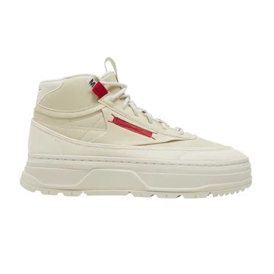 Pre-owned Reebok Milk Makeup X Wmns Club C 85 Geo Mid Vegan 'equipment Room' | Cream | Women's Size 9.5