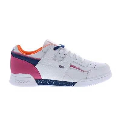 Pre-owned Reebok Montana Cans X Workout Plus 'white Ultramarine'