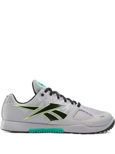 REEBOK NANO 2.0 "GREY/UNLEASHED GREEN" SNEAKERS