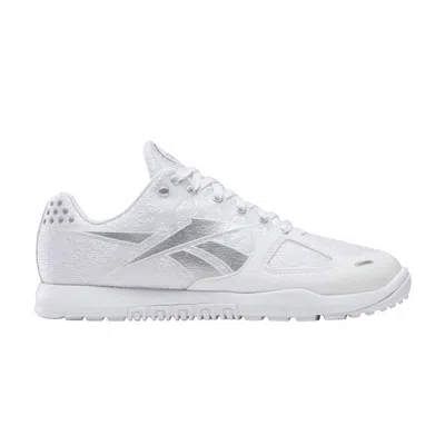 Pre-owned Reebok Nano 2.0 'white Silver Metallic' | Men's Size 7.5