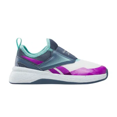 Pre-owned Reebok Nano Play Slip-on Gs 'white Shadow Aqua' | Blue | Kid's Size 3.5