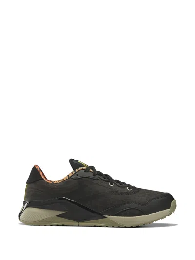 Reebok Nano X2 Grow Animal-print Sneakers In Black